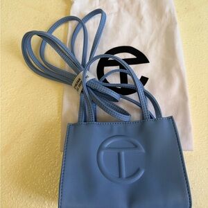 Telfar Small Shopping Bag – Cerulean – Vegan Leather – Women’s / Unisex
